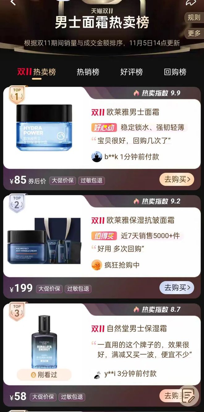 量+175%这个男士细分品类爆发九游会J9GMV+273%、声(图3)